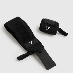 Best Gymshark Wrist Straps Black