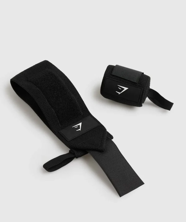 Best Gymshark Wrist Straps Black