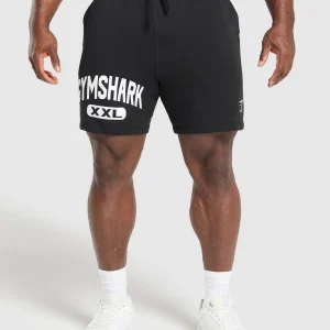 New Gymshark XXL Graphic Shorts Black