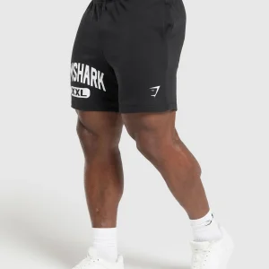 New Gymshark XXL Graphic Shorts Black