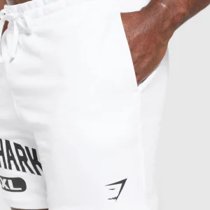 Sale Gymshark XXL Graphic Shorts White