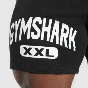 New Gymshark XXL Graphic Shorts Black