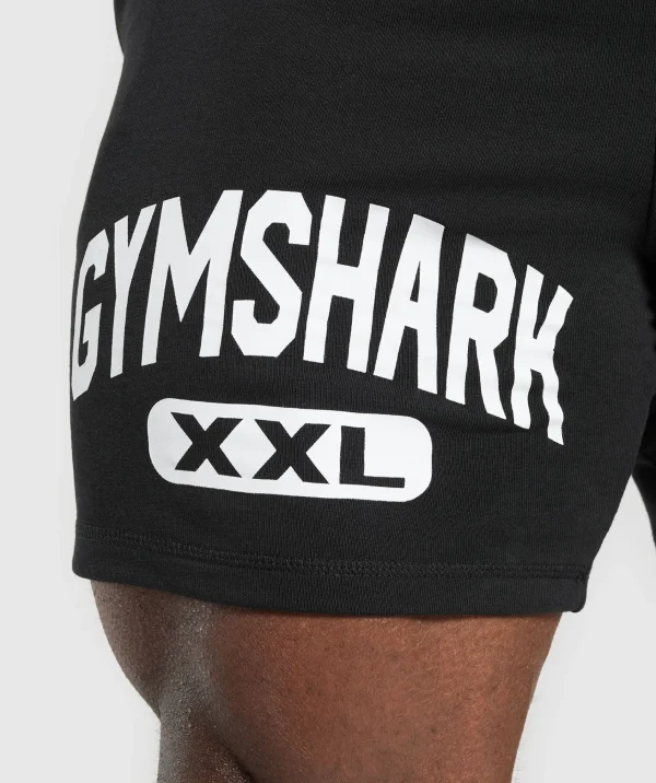 New Gymshark XXL Graphic Shorts Black