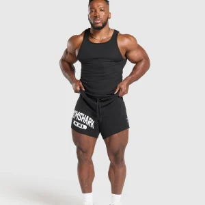 New Gymshark XXL Graphic Shorts Black