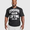 New Gymshark XXL Graphic T-Shirt Black