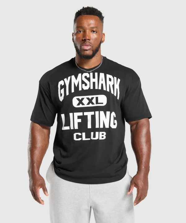 New Gymshark XXL Graphic T-Shirt Black