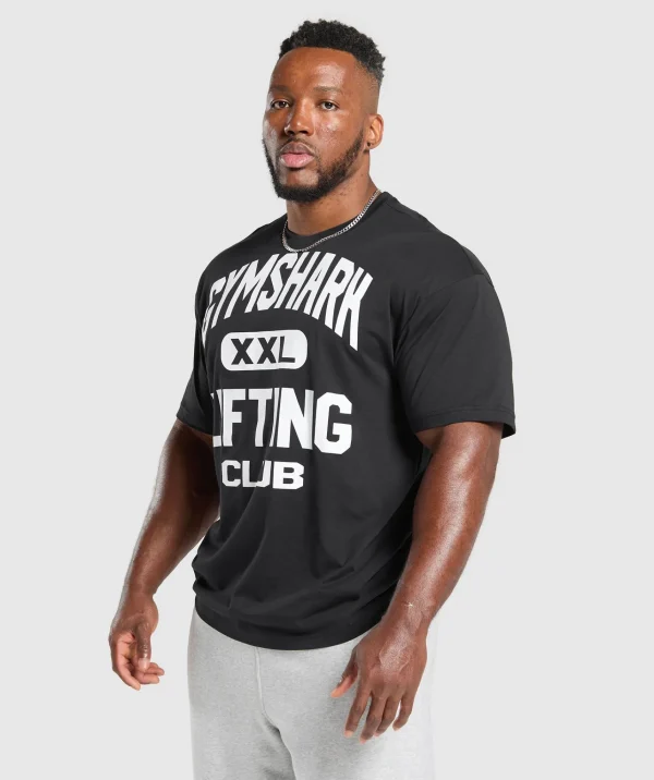 New Gymshark XXL Graphic T-Shirt Black