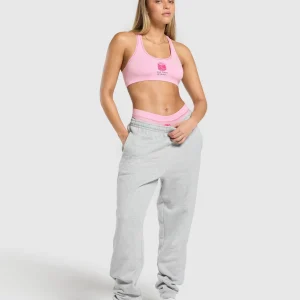 Sale Gymshark Your Plate or Mine Bralette DollyPink